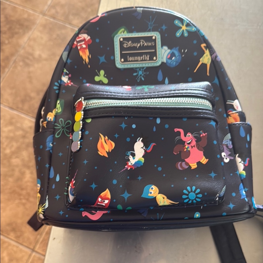 Disney Black Butterfly Print Bags Collection inside out